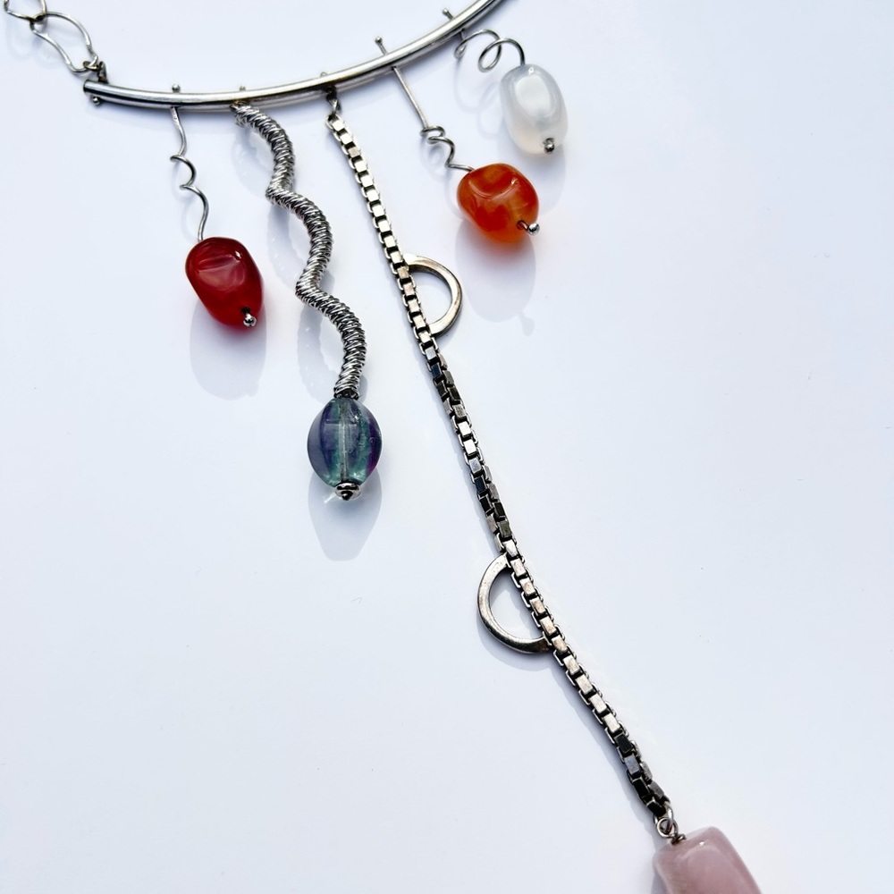 Lui Ro Italian Statement Necklace